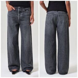 AGOLDE Low Slung Baggy in Carbon